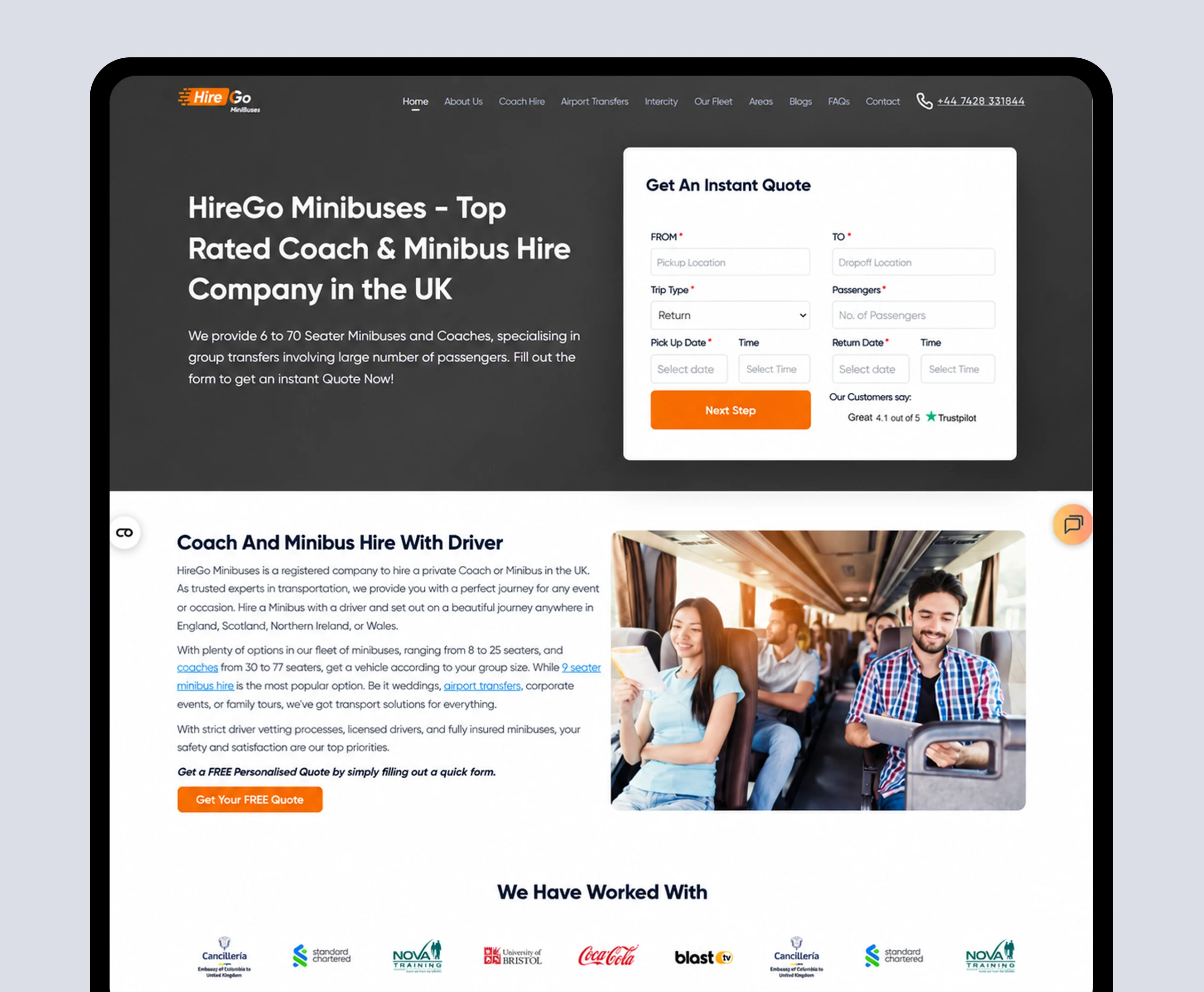 HireGo vehicle booking platform overview