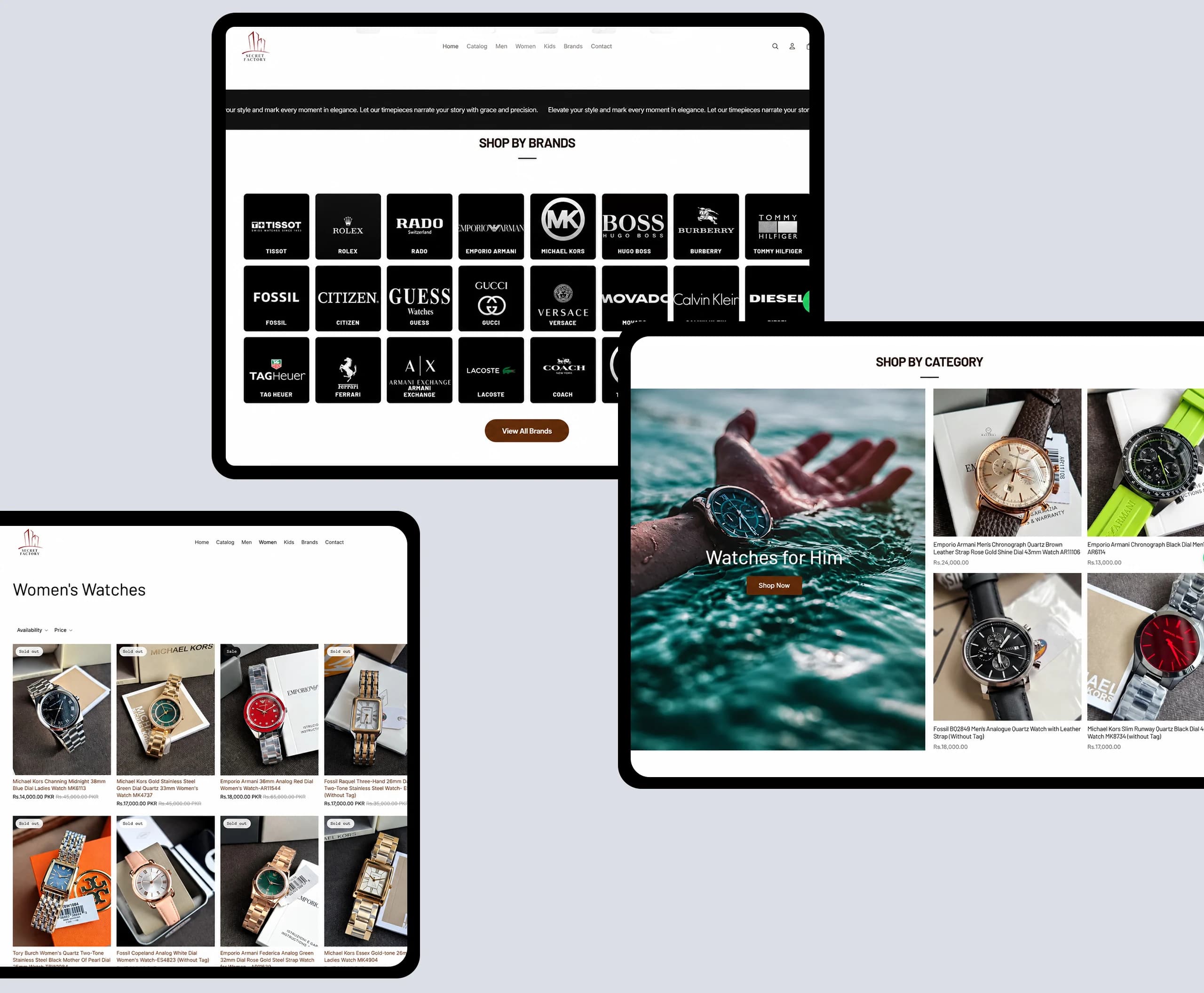 Secret Factory ecommerce experience overview