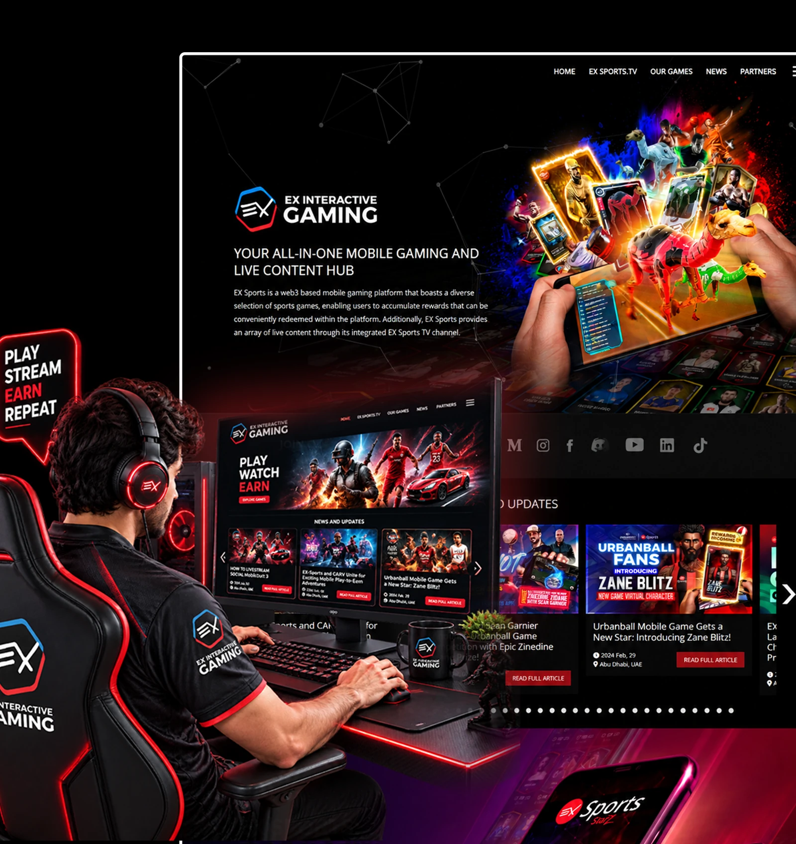Blockchain gaming and NFT digital experience